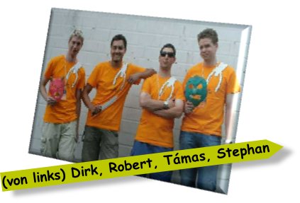 (von links) Dirk, Robert, Tmas, Stephan
